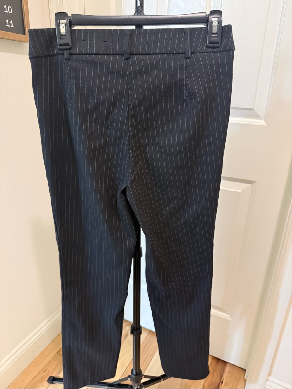 Rafaella Charcoal Pinstripe Skinny Pants